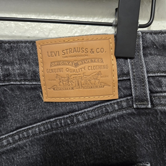 Levi's Premium 70s High Flare Jean black denim - Picture 11 of 13